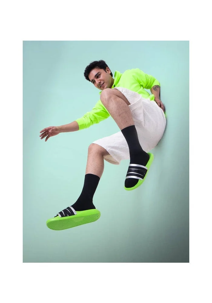 Bacca Bucci Volt Green Galaxy Slides – Ultra-Comfort EVA Slip-Ons for Men | Best Price UAE